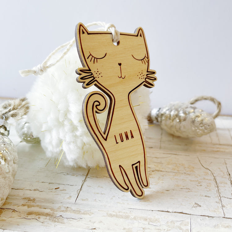 Cat Lover Christmas Ornament