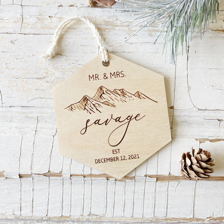 Wedding Ornament Keepsake