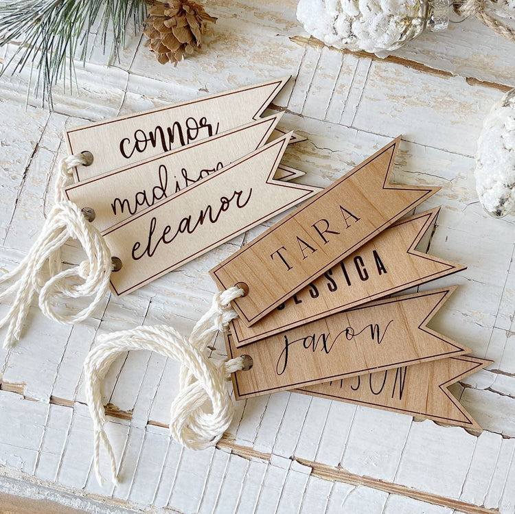 Christmas Stocking Name Tags