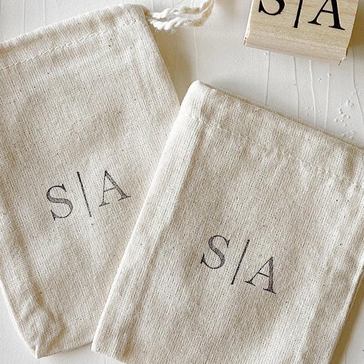Custom Wedding Stamp - Couple Initials