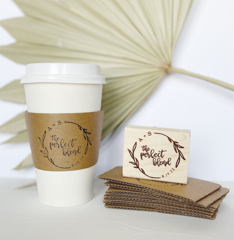 Custom Wedding Stamp - The Perfect Blend