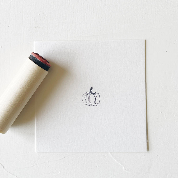 Mini Rubber Stamp - Pumpkin