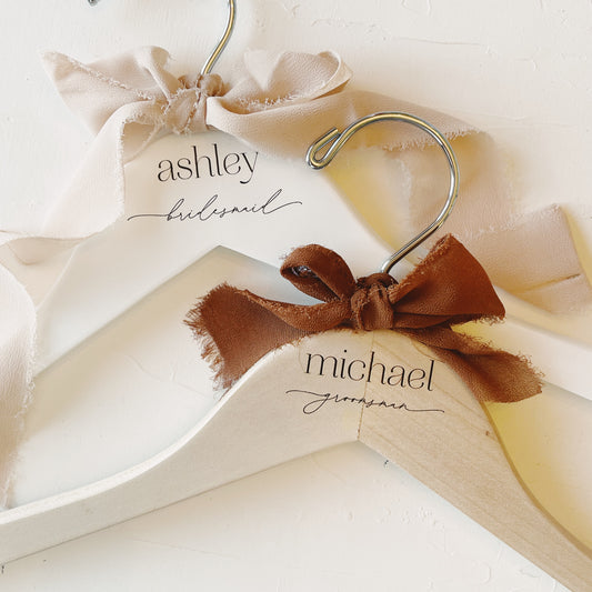 Custom Bridal Party Hanger