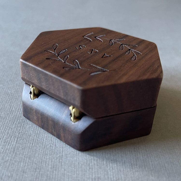 Personalized Wedding Ring Box