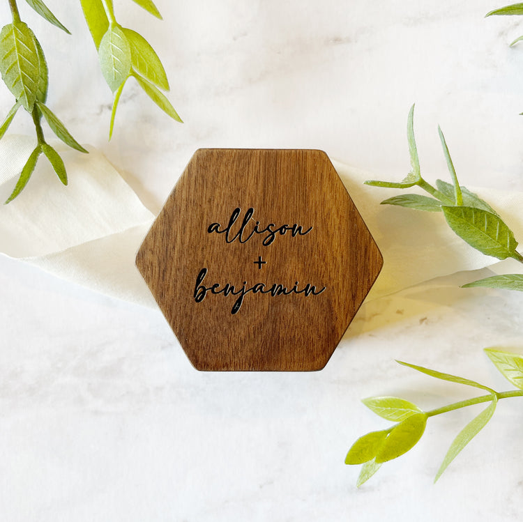 Personalized Wedding Ring Box