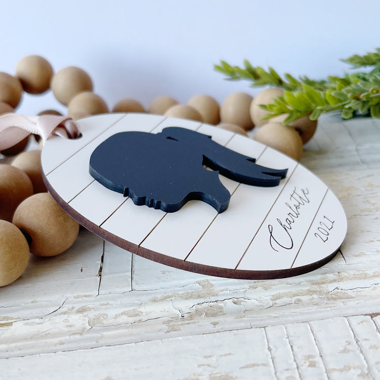 Custom Child's Silhouette Ornament