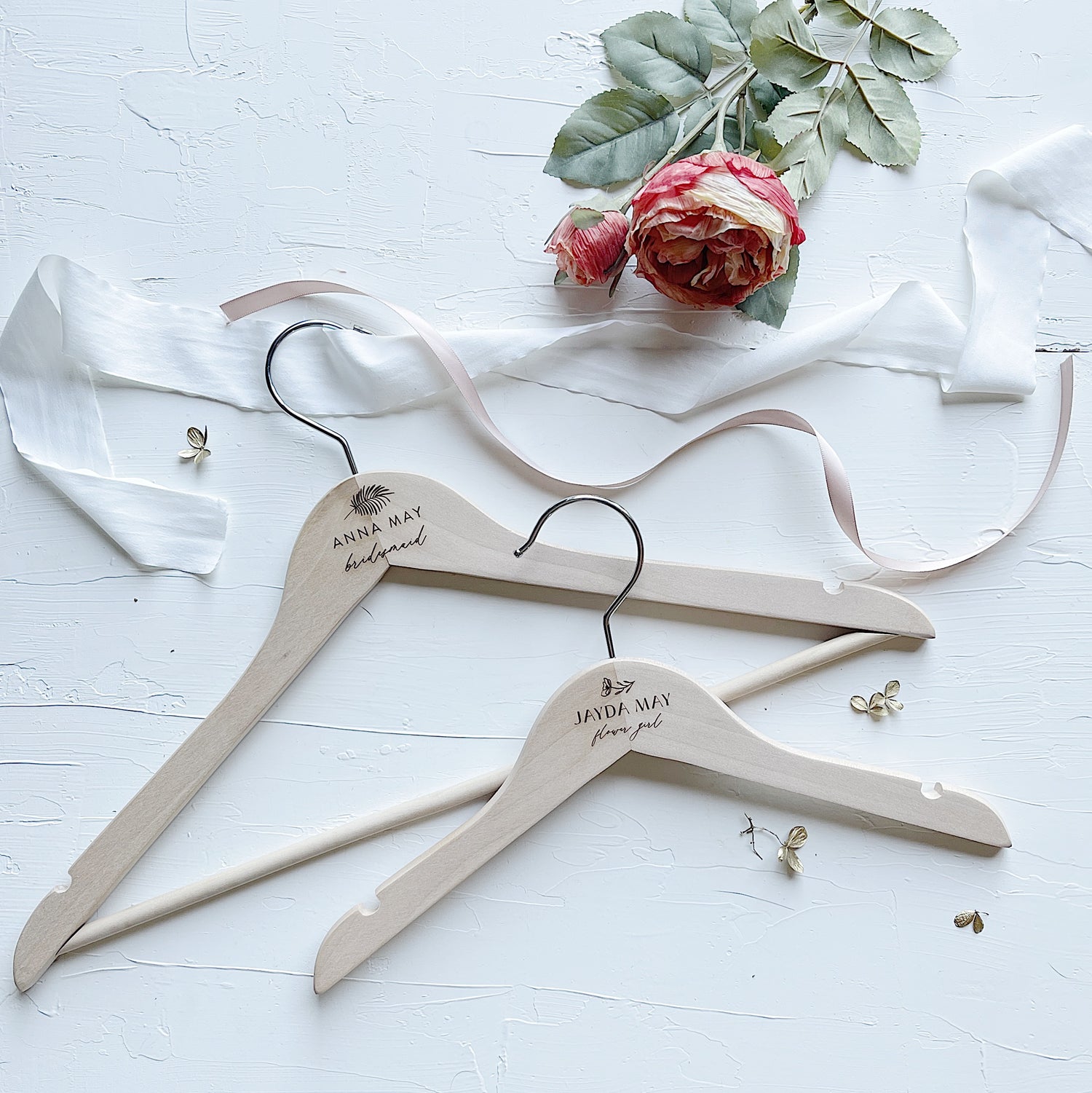 bridesmaid dress hangers Custom Bridesmaid Hangers
