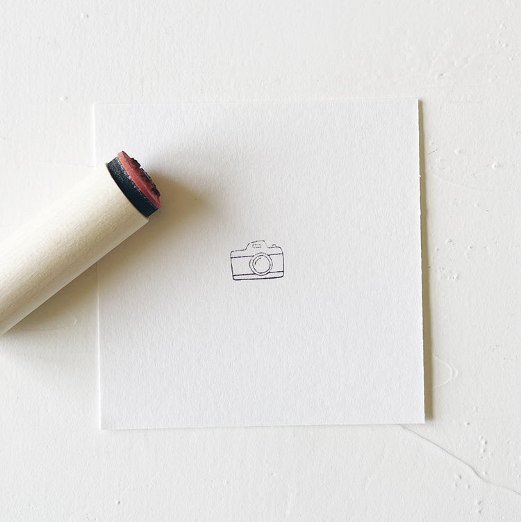 Mini Rubber Stamp - Camera