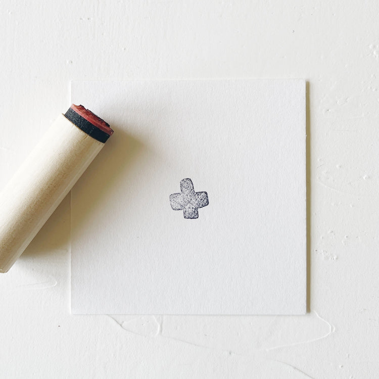 Mini Rubber Stamp - Cross