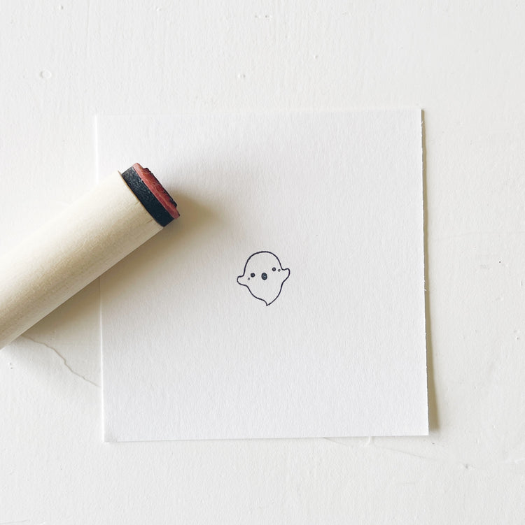 Mini Rubber Stamp - Ghost