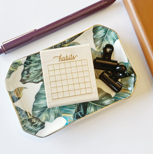 Habit Tracker Planner Stamp