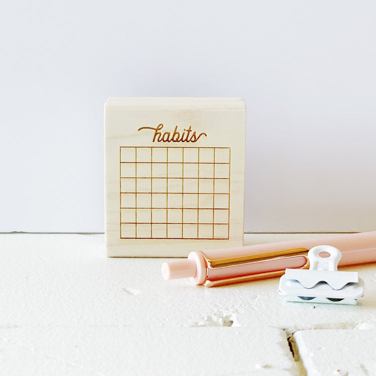 Habit Tracker Planner Stamp