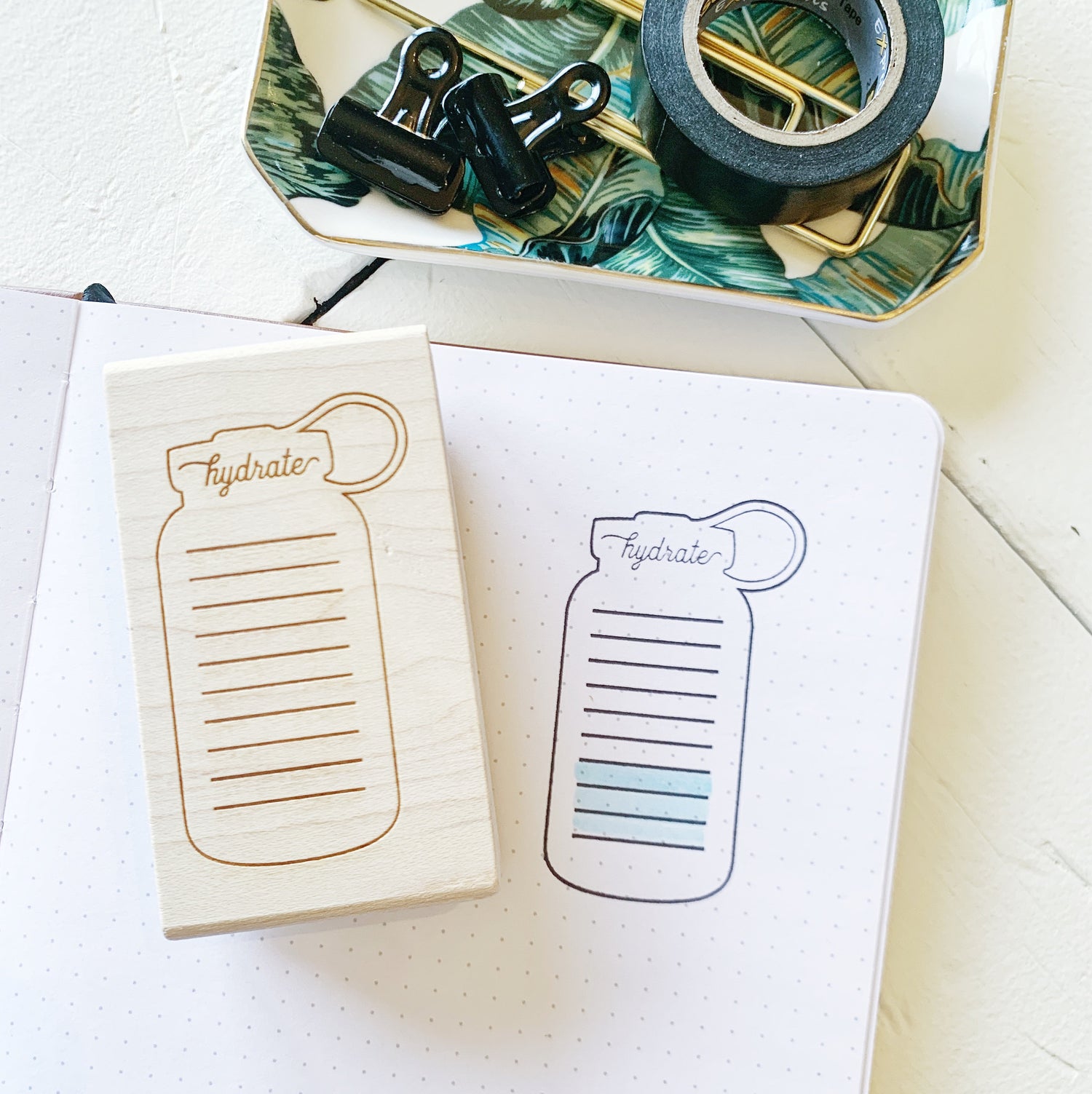 Planner Stamp - Hydration Tracker – Print Smitten Paper Co