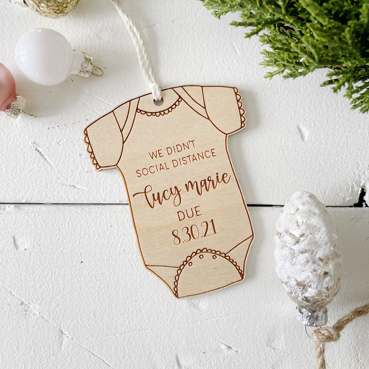 Baby Announcement Ornament