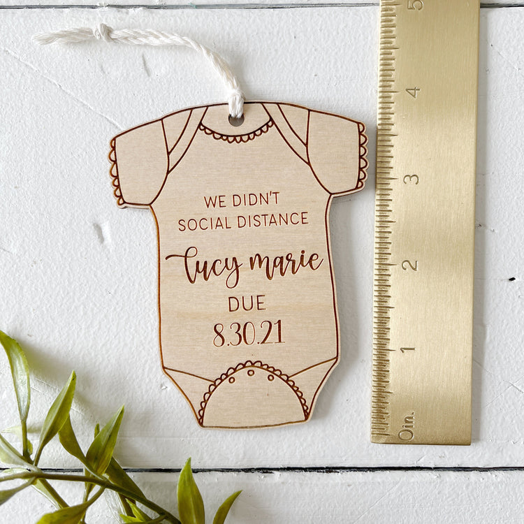 Baby Announcement Ornament