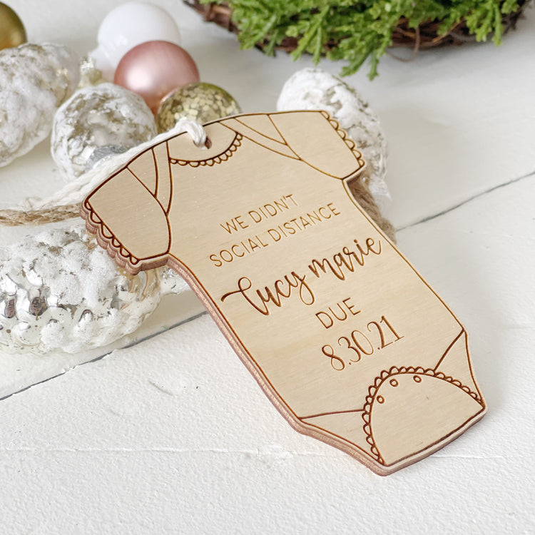 Baby Announcement Ornament