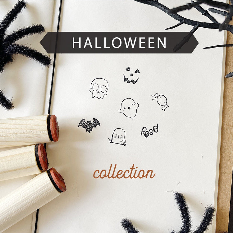 Mini Rubber Stamps - Halloween Collection