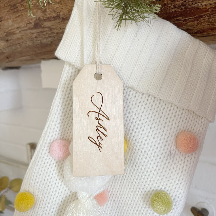 Christmas Stocking Name Tags