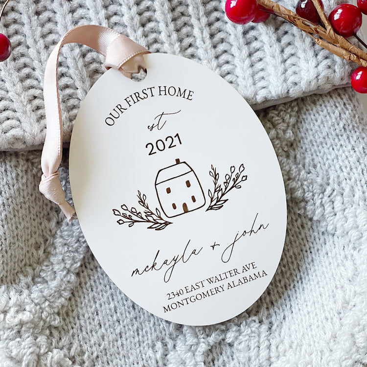 New Home Owners - Custom Christmas Ornament