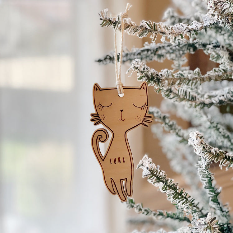Cat Lover Christmas Ornament