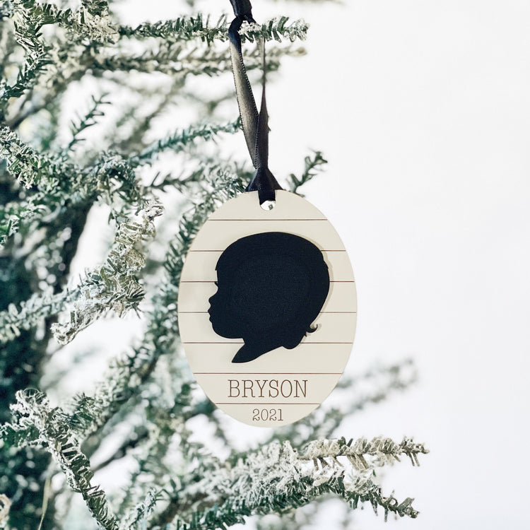 Custom Child's Silhouette Ornament