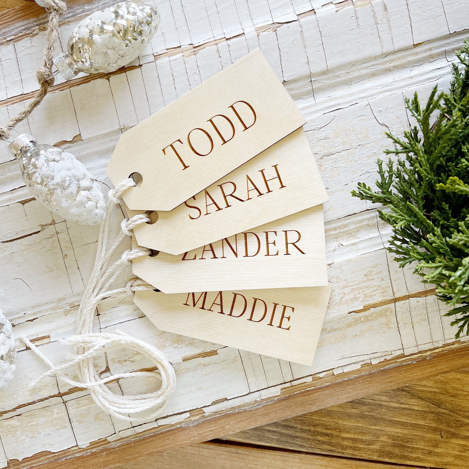 christmas stocking name tags – print smitten paper co