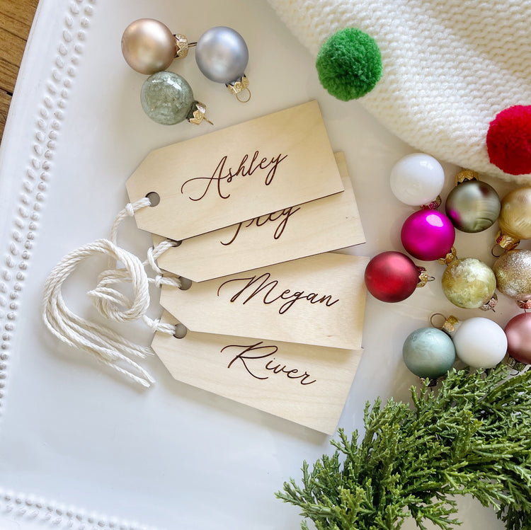 Christmas Stocking Name Tags