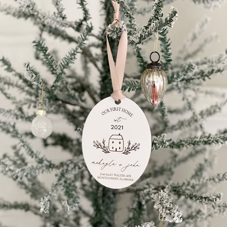 New Home Owners - Custom Christmas Ornament