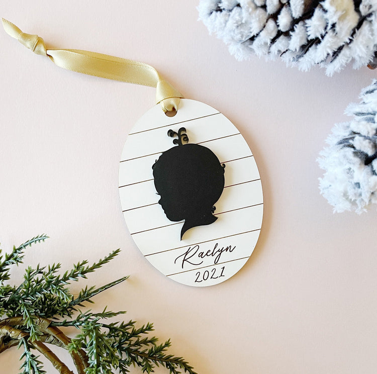 Custom Child's Silhouette Ornament