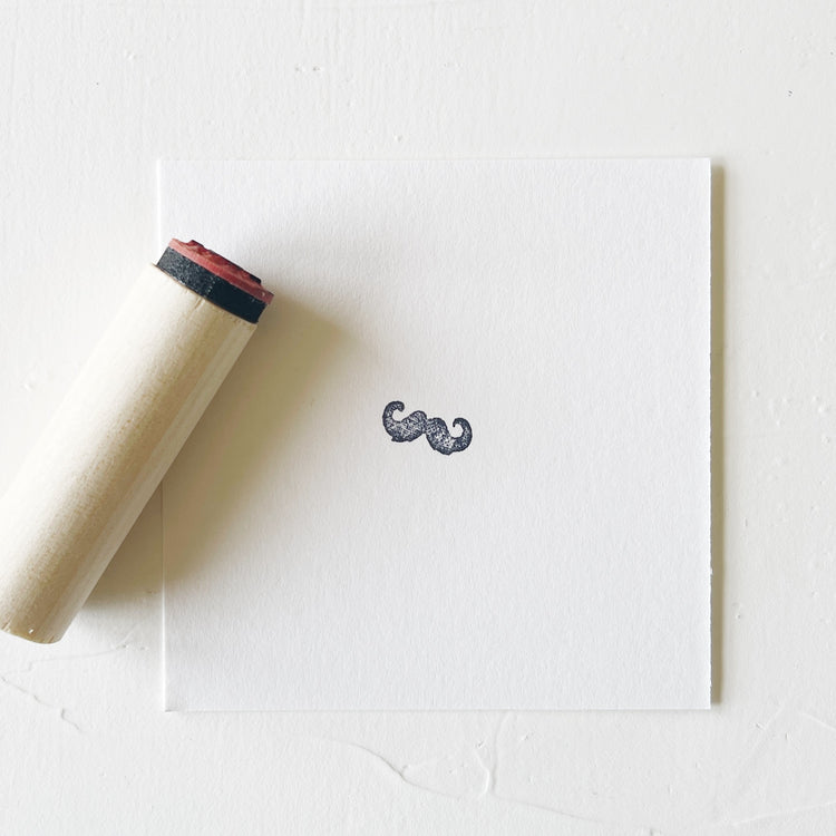 Mini Rubber Stamp - Mustache