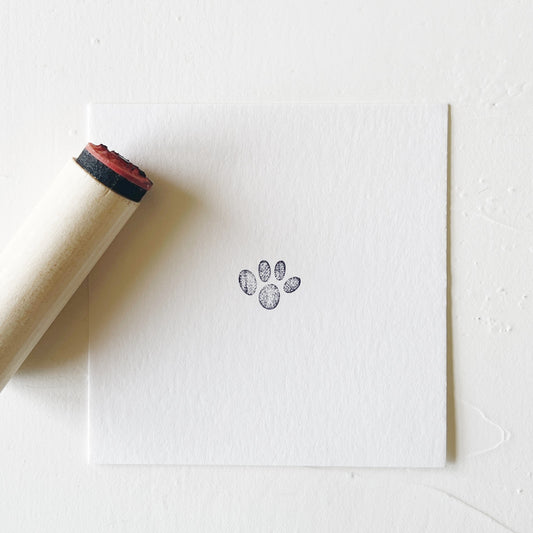 Mini Rubber Stamp - Paw